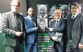 Geson, Jason Ewell, David Barnard & Mick Harford -League Manager Association Annual Awards Dinner