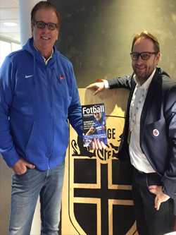 Geson & Tom Fodstad Commercial Director in Norwegian Football Association