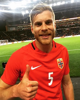 Niklas Gunnarsson from his debut between Portugal vs Norway