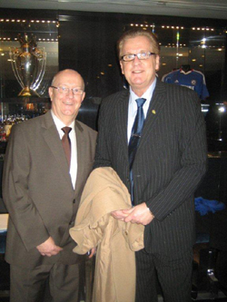 Meeting, with Chelsea FC Director Club Sectretary David Barnard & Geson